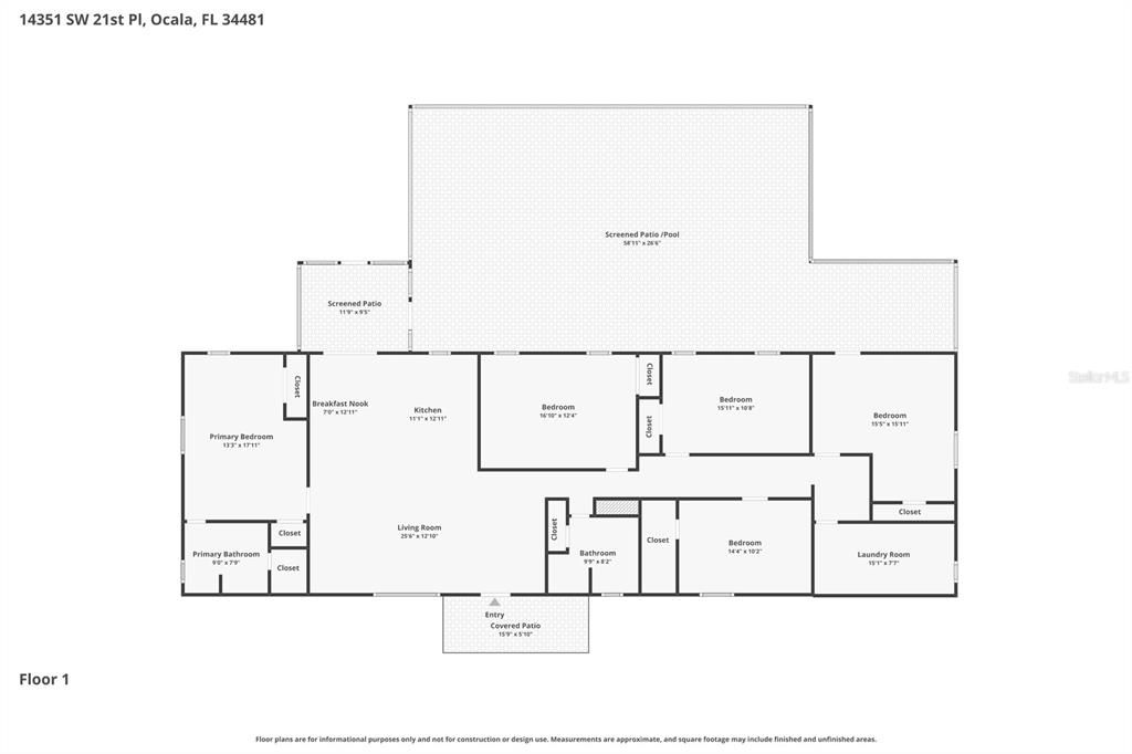 На продажу: $339,000 (5 спален, 2 ванн, 2408 Квадратных фут)