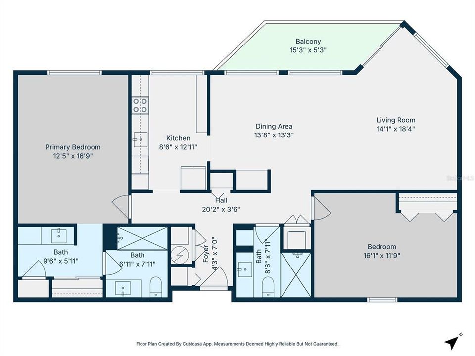 For Sale: $1,170,000 (2 beds, 0 baths, 1263 Square Feet)