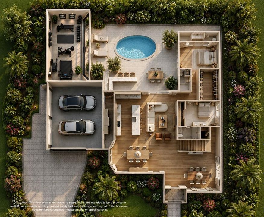 En Venta: $2,200,000 (4 camas, 3 baños, 3683 Pies cuadrados)