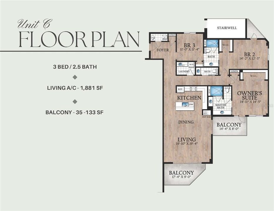 En Venta: $1,894,300 (3 camas, 3 baños, 1986 Pies cuadrados)