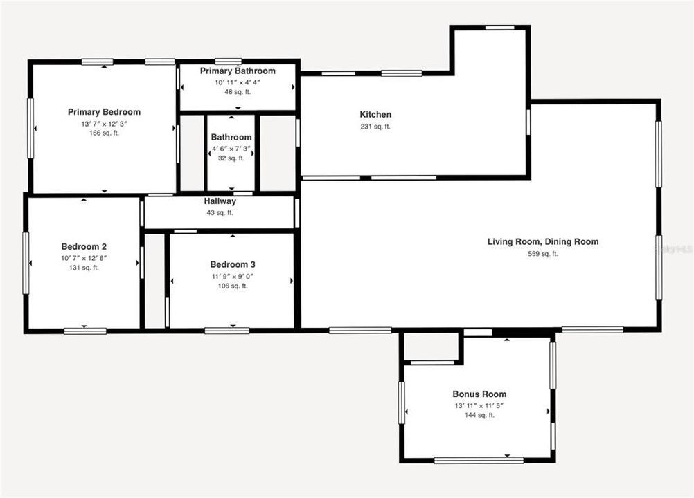 На продажу: $365,000 (4 спален, 2 ванн, 1801 Квадратных фут)