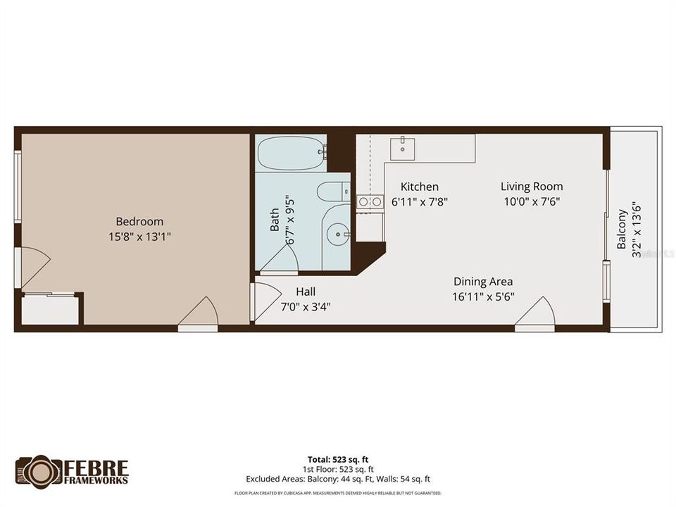 En Venta: $395,000 (1 camas, 1 baños, 535 Pies cuadrados)