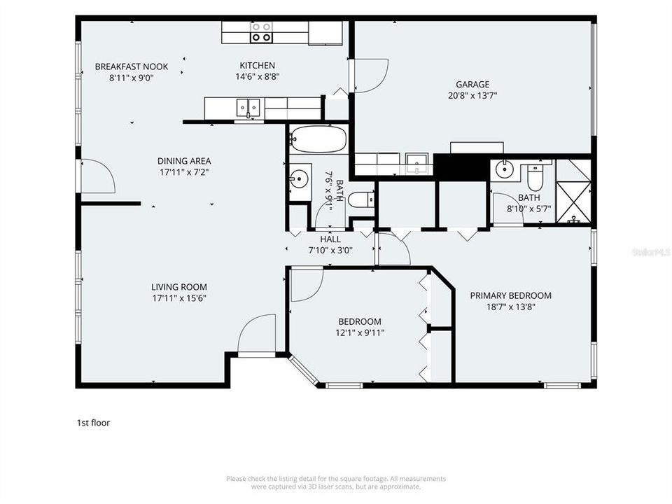 For Sale: $194,000 (2 beds, 2 baths, 1201 Square Feet)