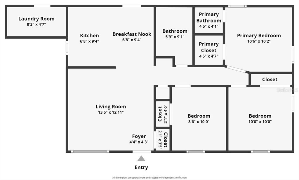 For Sale: $215,000 (3 beds, 1 baths, 864 Square Feet)