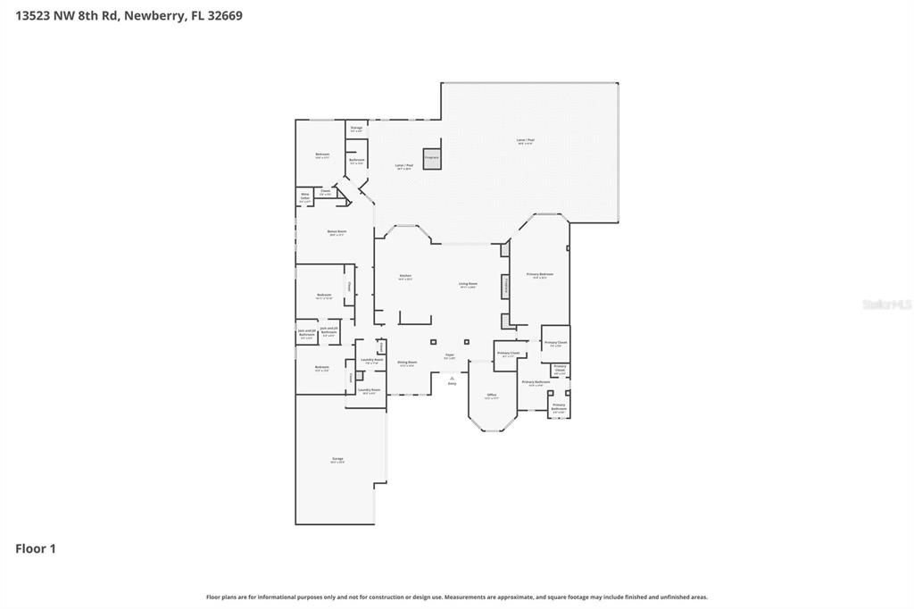 На продажу: $1,025,000 (4 спален, 3 ванн, 3520 Квадратных фут)