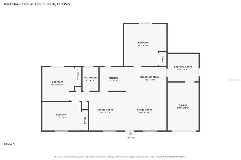 En Venta: $275,000 (3 camas, 1 baños, 1076 Pies cuadrados)