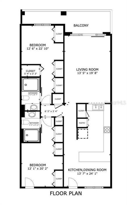 En Venta: $435,000 (2 camas, 2 baños, 1200 Pies cuadrados)