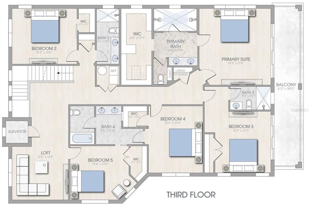 For Sale: $3,485,000 (6 beds, 5 baths, 4849 Square Feet)