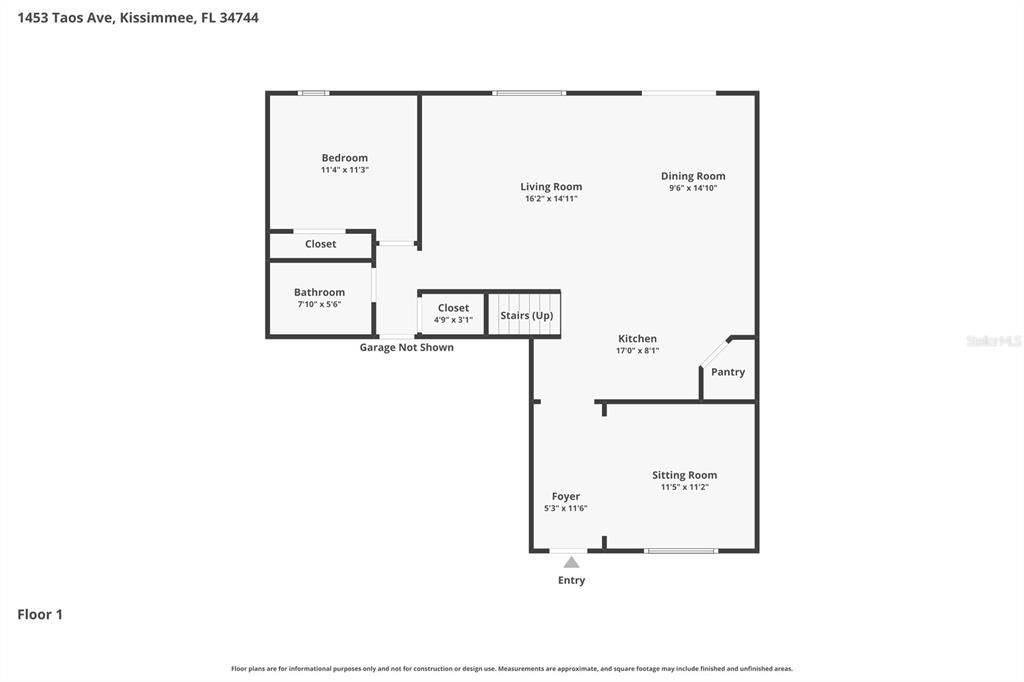 На продажу: $445,000 (5 спален, 3 ванн, 2601 Квадратных фут)