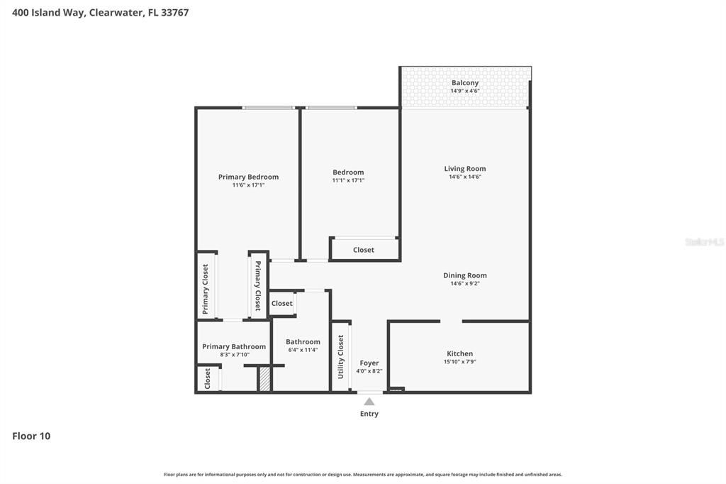 For Sale: $499,950 (2 beds, 2 baths, 1240 Square Feet)