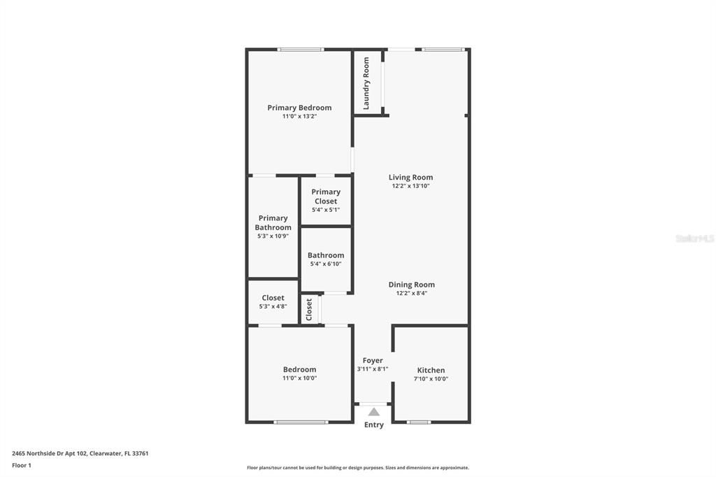 На продажу: $189,999 (2 спален, 2 ванн, 935 Квадратных фут)