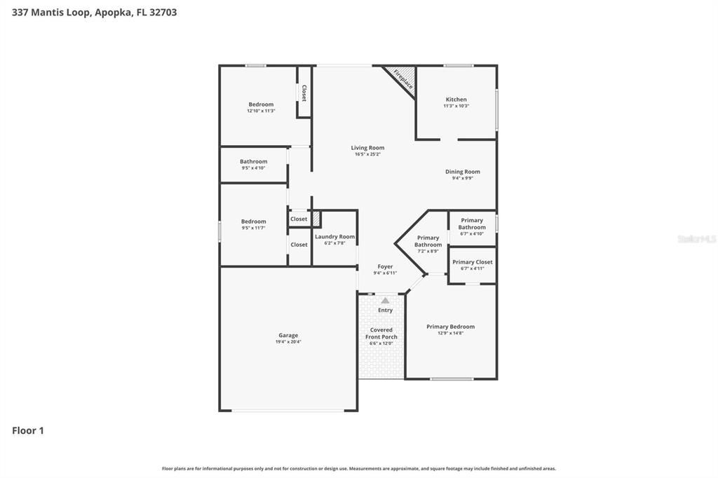 For Sale: $360,000 (3 beds, 2 baths, 1468 Square Feet)