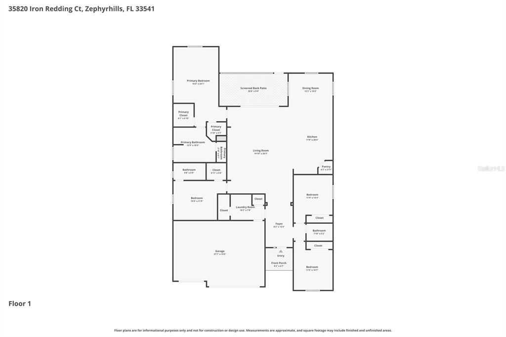 For Sale: $414,900 (4 beds, 3 baths, 2528 Square Feet)