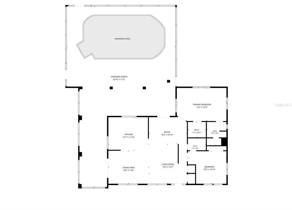 For Sale: $500,000 (2 beds, 3 baths, 1596 Square Feet)
