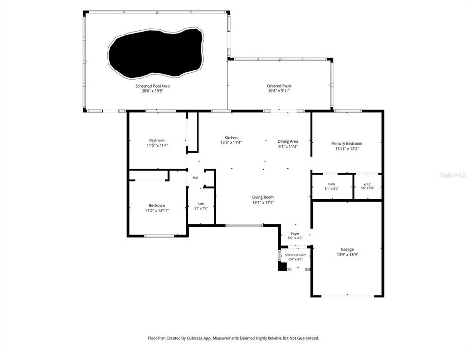 На продажу: $445,000 (3 спален, 2 ванн, 1208 Квадратных фут)