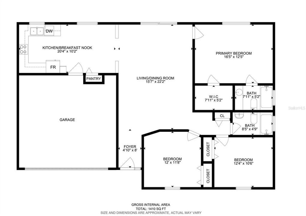 For Sale: $319,999 (3 beds, 2 baths, 1587 Square Feet)