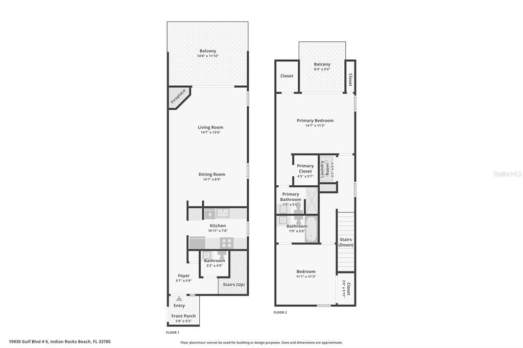 For Sale: $980,000 (2 beds, 2 baths, 1162 Square Feet)