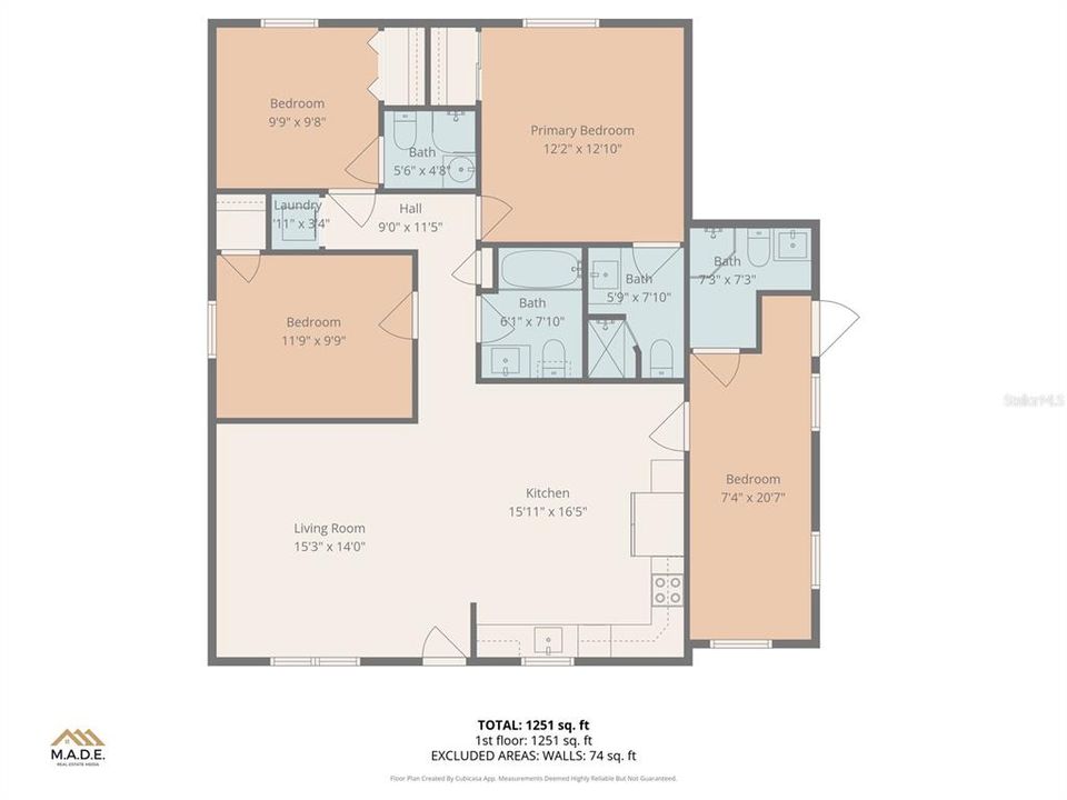 For Rent: $4,000 (4 beds, 4 baths, 1408 Square Feet)