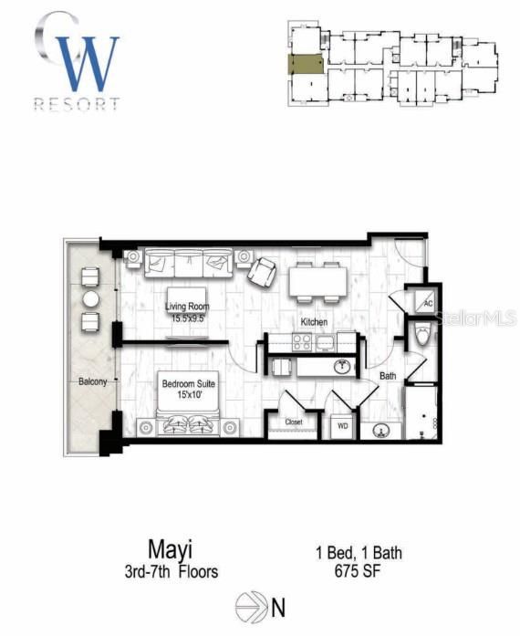 En Venta: $742,500 (1 camas, 1 baños, 675 Pies cuadrados)