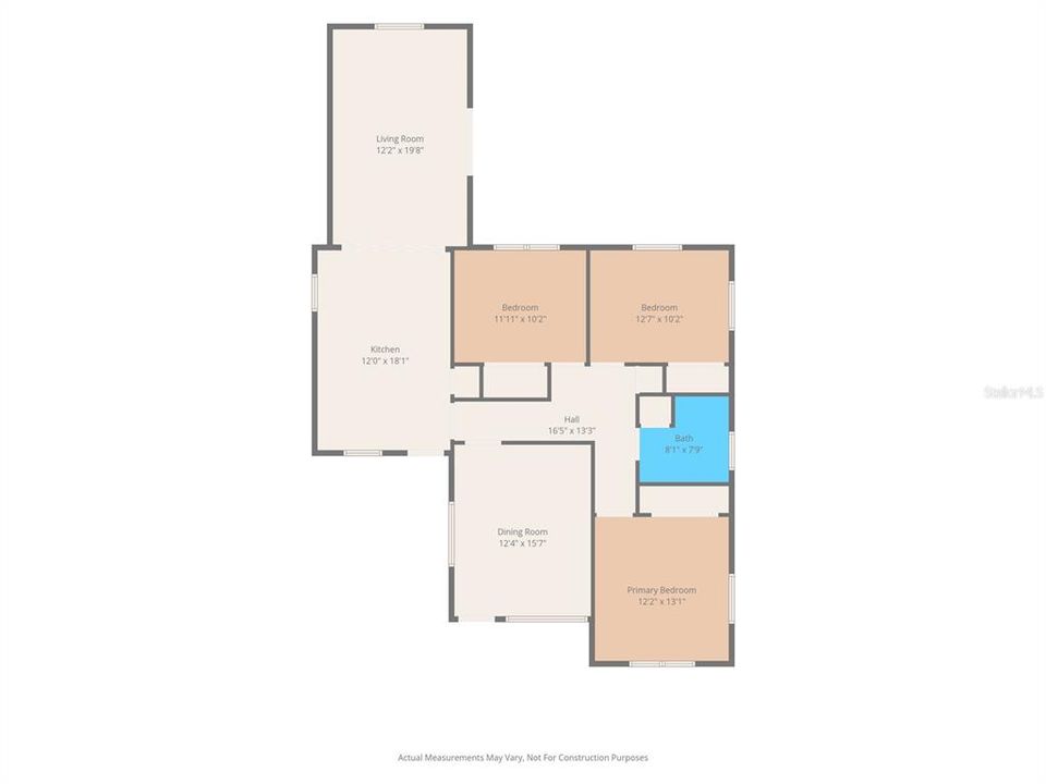 На продажу: $475,000 (3 спален, 1 ванн, 1463 Квадратных фут)