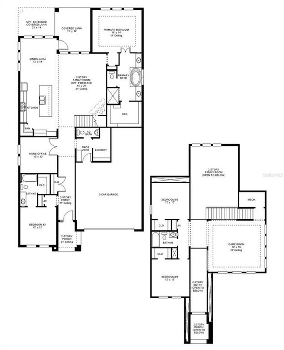 Active With Contract: $642,900 (4 beds, 3 baths, 3024 Square Feet)