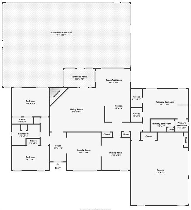 На продажу: $627,000 (3 спален, 2 ванн, 1905 Квадратных фут)
