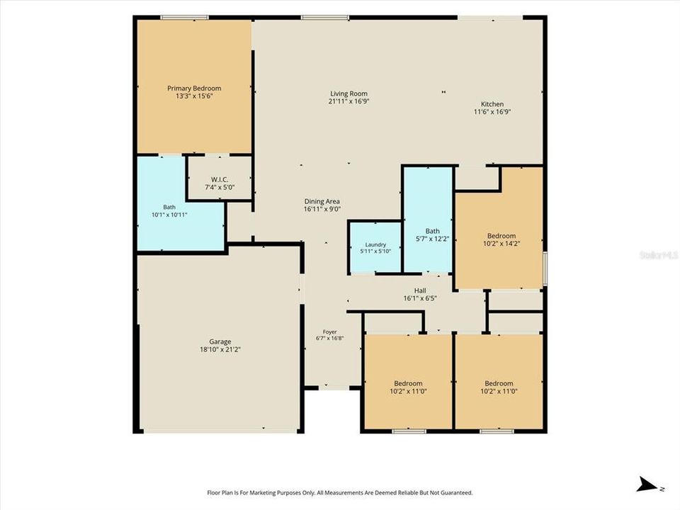 For Sale: $450,000 (4 beds, 2 baths, 1864 Square Feet)