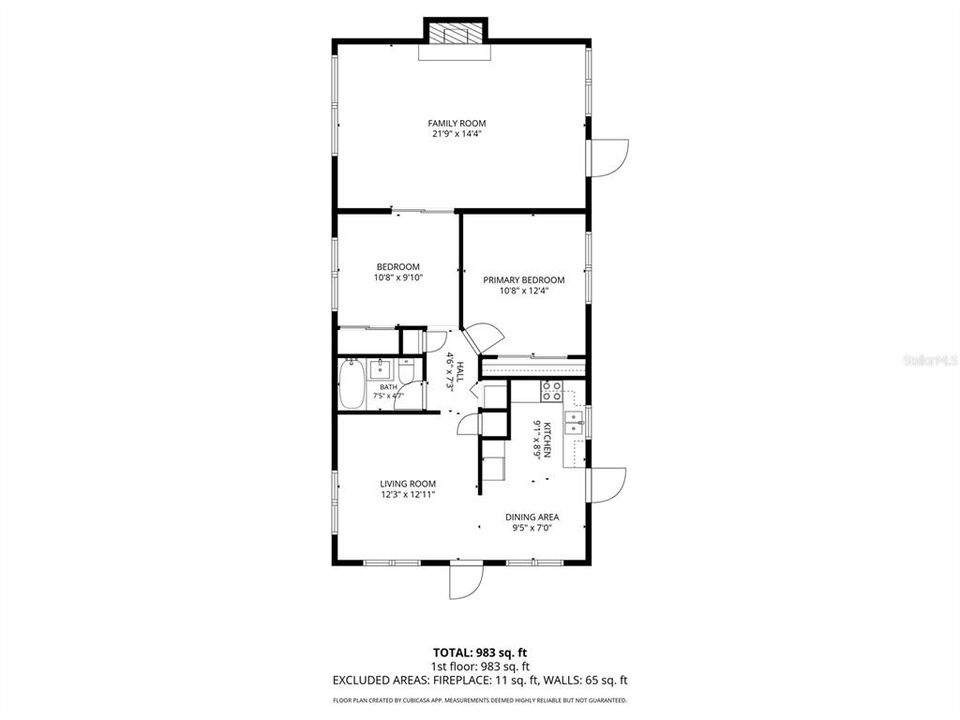 For Rent: $2,100 (2 beds, 1 baths, 1200 Square Feet)