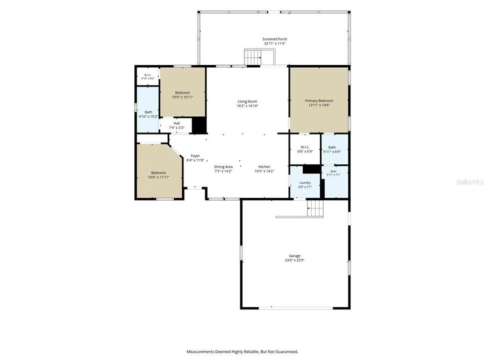 На продажу: $329,900 (3 спален, 2 ванн, 1425 Квадратных фут)