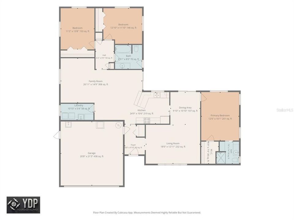 For Sale: $545,000 (3 beds, 2 baths, 1964 Square Feet)