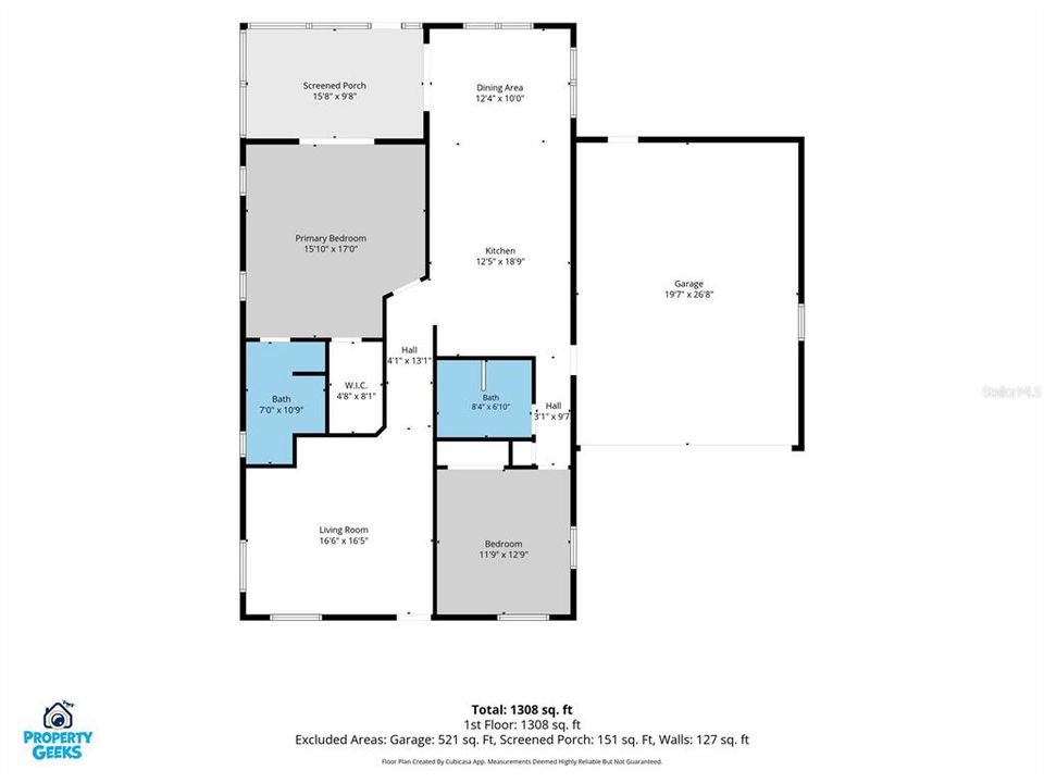 For Sale: $400,000 (2 beds, 2 baths, 1430 Square Feet)