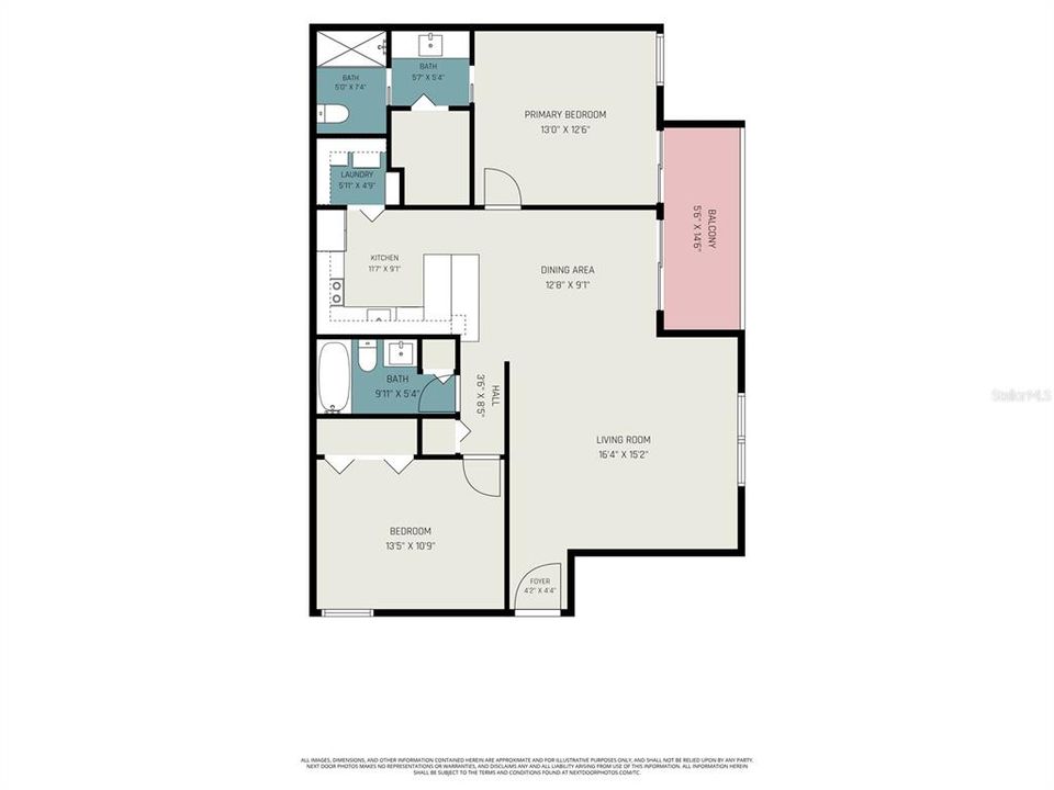 Activo con contrato: $199,999 (2 camas, 2 baños, 1122 Pies cuadrados)