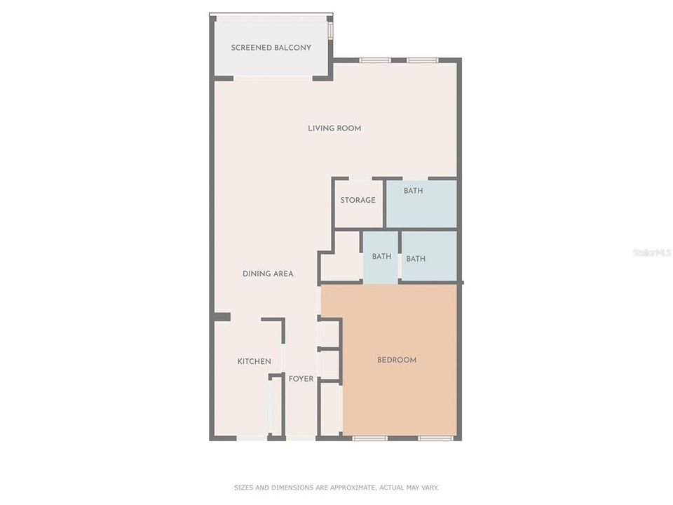 На продажу: $175,000 (1 спален, 2 ванн, 920 Квадратных фут)