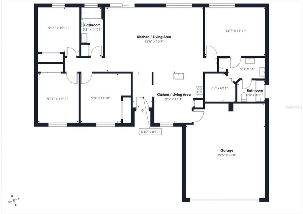 For Sale: $315,000 (4 beds, 2 baths, 1528 Square Feet)