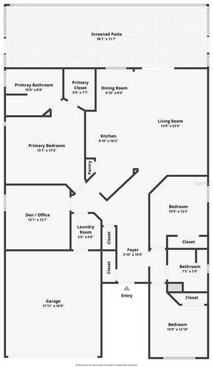 合同活跃: $375,000 (3 贝兹, 2 浴室, 1742 平方英尺)