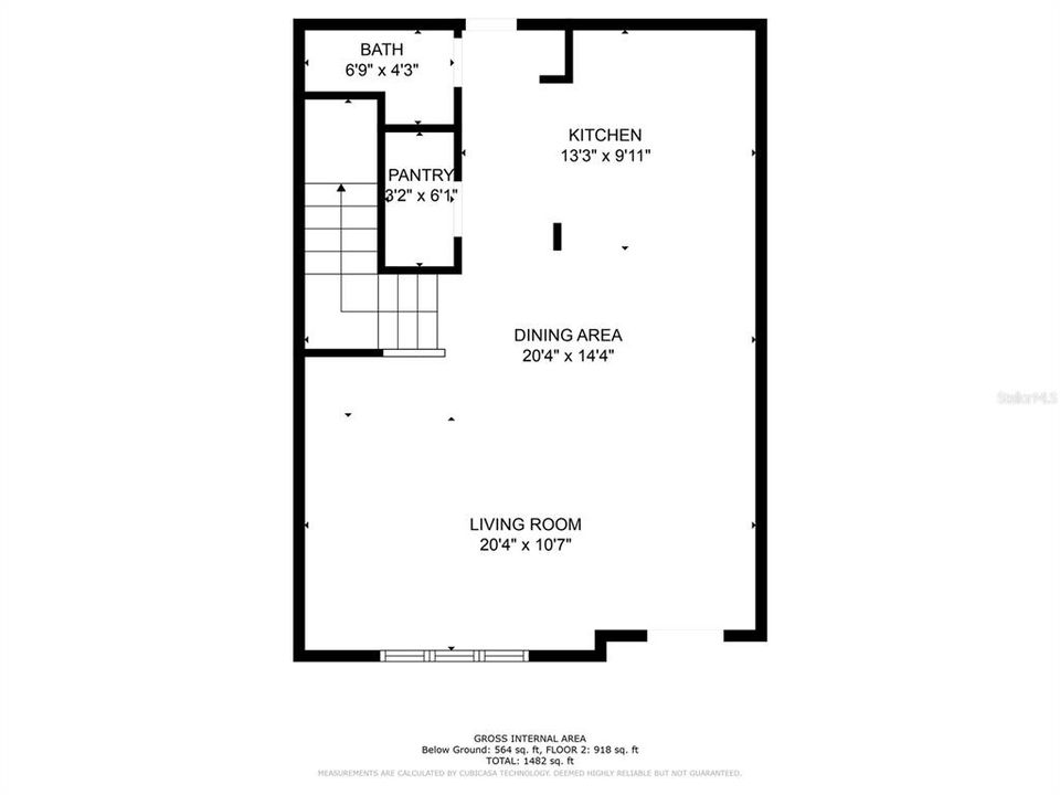 В аренду: $2,800 (3 спален, 2 ванн, 1516 Квадратных фут)