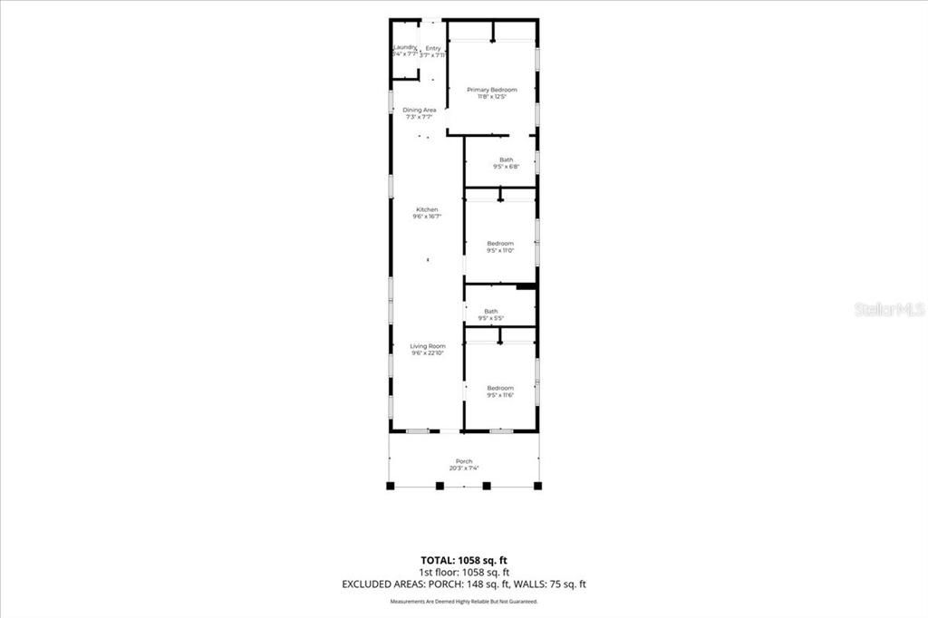 For Sale: $285,000 (3 beds, 2 baths, 1014.75 Square Feet)