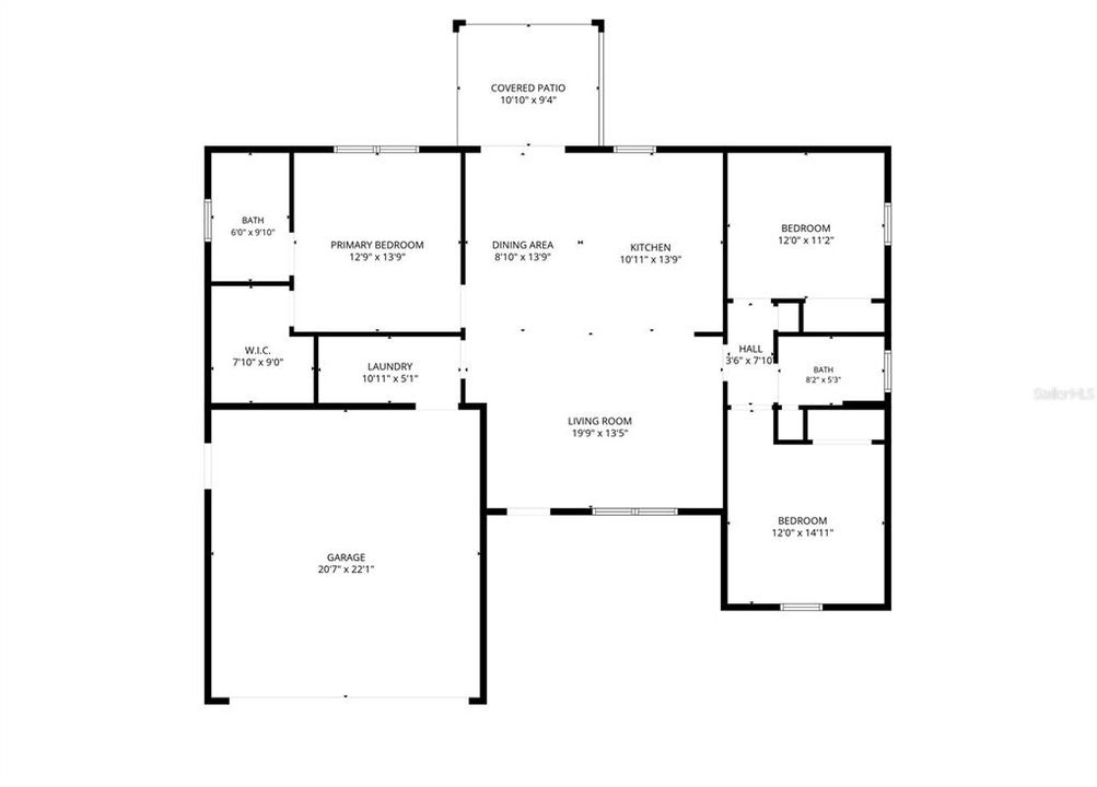На продажу: $299,900 (3 спален, 2 ванн, 1444 Квадратных фут)
