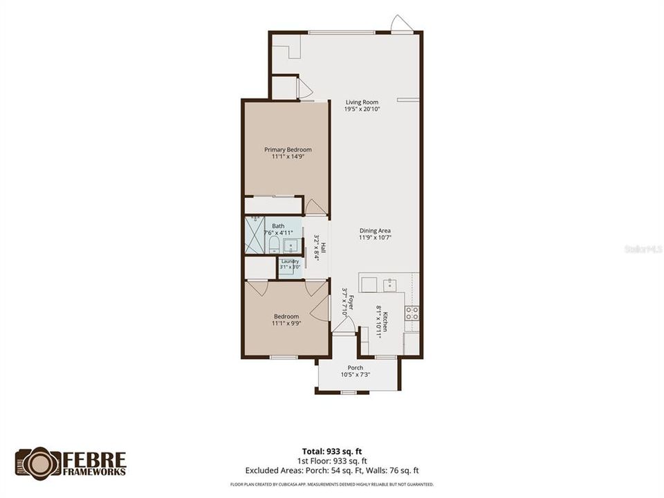 En Venta: $149,900 (2 camas, 1 baños, 975 Pies cuadrados)