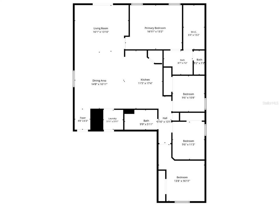 На продажу: $325,000 (4 спален, 2 ванн, 1841 Квадратных фут)
