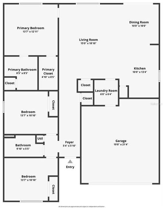 For Sale: $375,000 (3 beds, 2 baths, 1447 Square Feet)