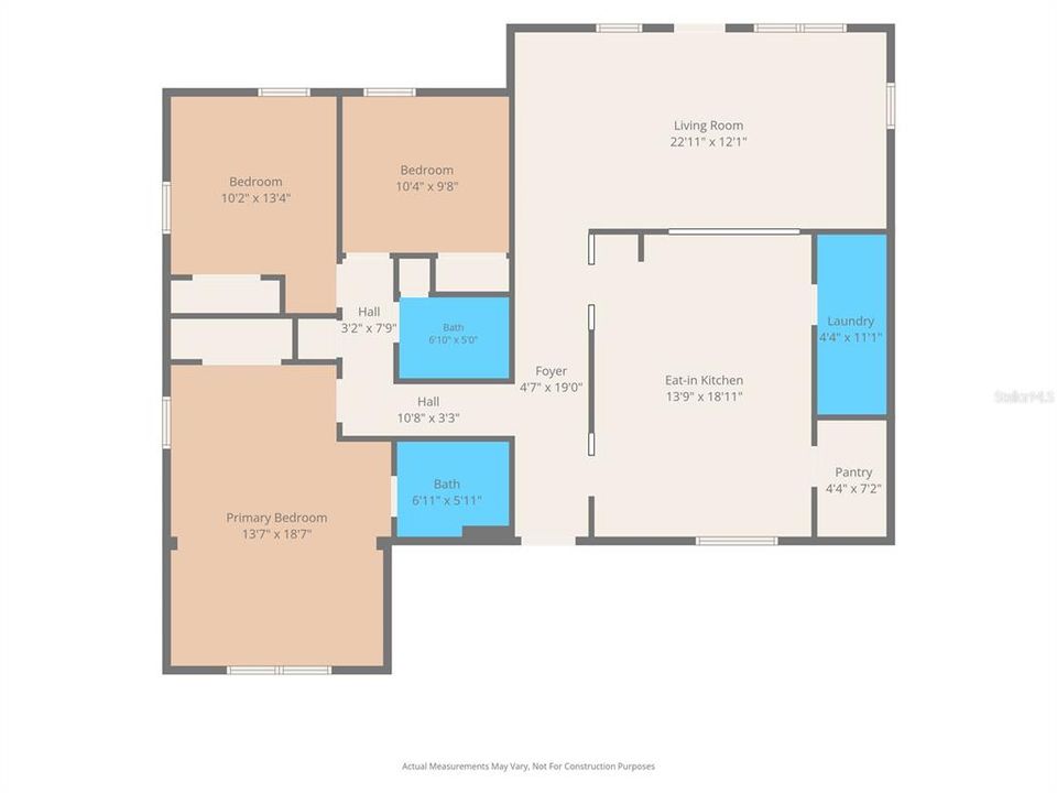 For Sale: $250,000 (3 beds, 2 baths, 1384 Square Feet)