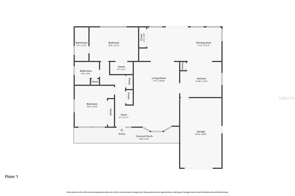 For Sale: $420,000 (2 beds, 2 baths, 1586 Square Feet)