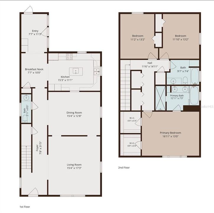 For Rent: $7,600 (3 beds, 2 baths, 2799 Square Feet)