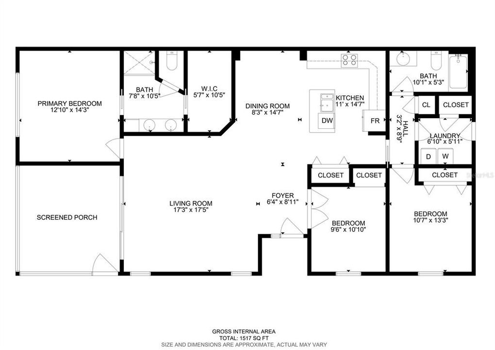 For Sale: $309,000 (3 beds, 2 baths, 1568 Square Feet)