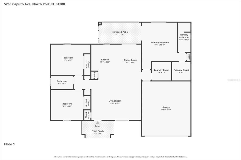 For Sale: $338,800 (3 beds, 2 baths, 1495 Square Feet)