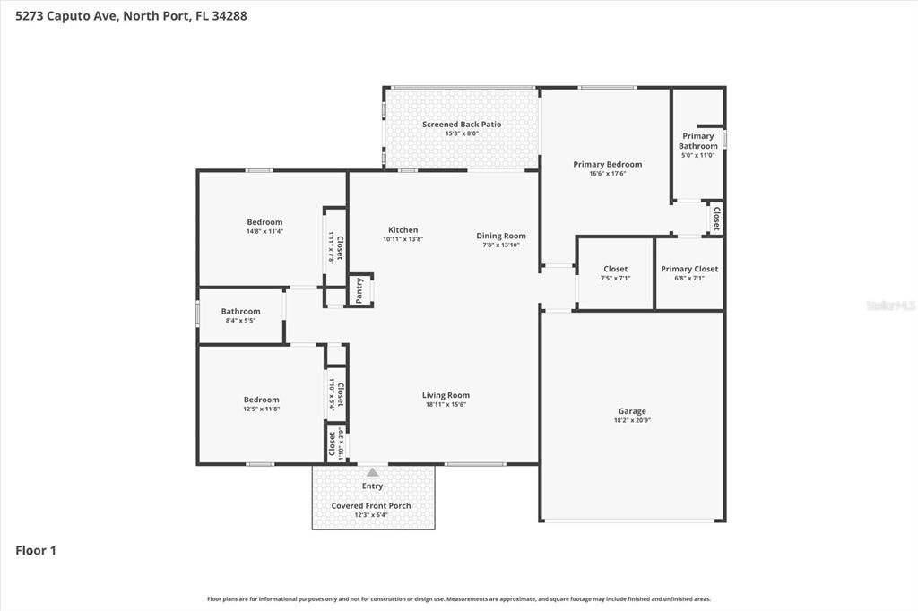 For Sale: $338,800 (3 beds, 2 baths, 1495 Square Feet)