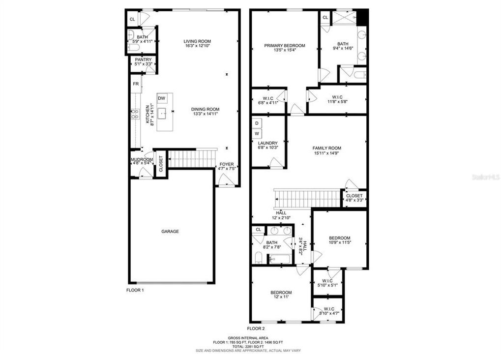На продажу: $414,900 (3 спален, 2 ванн, 2281 Квадратных фут)