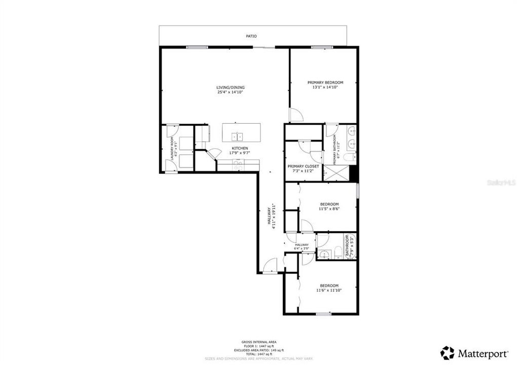 На продажу: $359,000 (3 спален, 2 ванн, 1561 Квадратных фут)