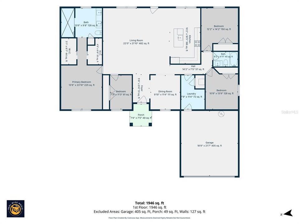 На продажу: $389,900 (4 спален, 2 ванн, 2100 Квадратных фут)